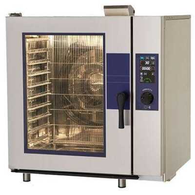 Forno convector misto a gás com caldeira