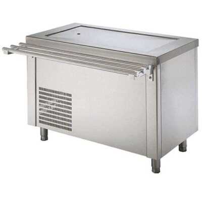 Elemento ilha central com placa fria superior