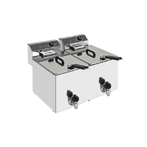 Fritadeira elétrica 2 cubas 10Lts - XDF 1010LG