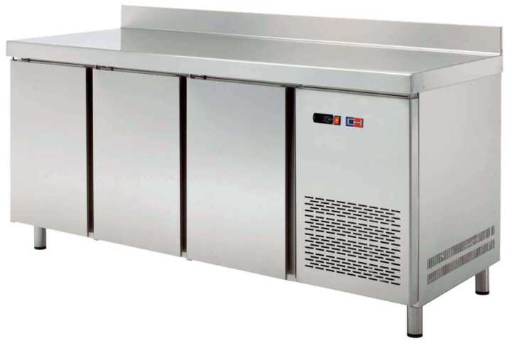 Mesa de snacks refrigerada 3 portas Profundidade 600 - Hotelequip.pt Mesa de snacks refrigerada 3 portas Profundidade 600