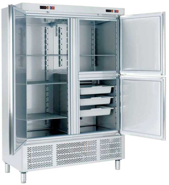 Armário refrigerado com departamento de peixe Profundidade 726 - Hotelequip.pt Armário refrigerado com departamento de peixe Profundidade 726