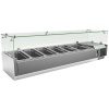 KIT Refrigerado 5 GN1/3 + 1 GN1/2 com expositor de vidro