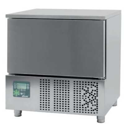 Abatedor de temperatura mista 5 tabuleiros GN1/1 e 600x400 mm de 790 x700 x850h mm