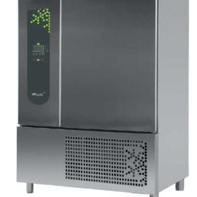 Abatedor de temperatura mista 10 tabuleiros GN2/1 e 600x400 mm de 1270 x1090 x1800h mm