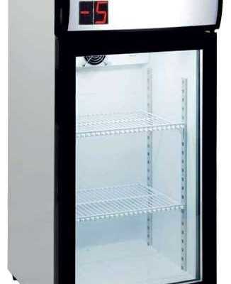 Armário expositor refrigerado 80 litros Subzero Porta de vidro 470X465X955h mm