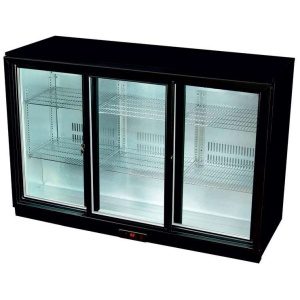 Back Bar expositor 3 portas de correr 1350 x520 x900h mm