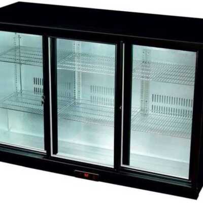 Back Bar expositor 3 portas de correr 1350 x520 x900h mm