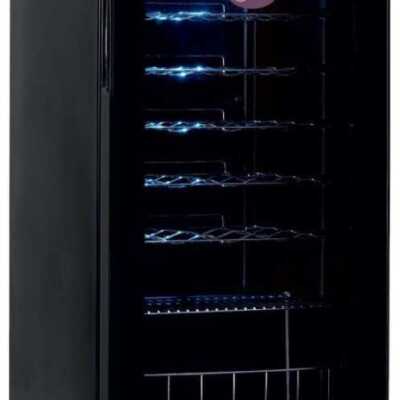 Armário expositor de vinhos 1 temperatura para 28 garrafas