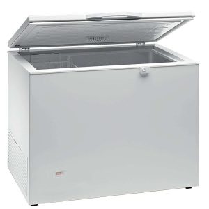 Congelador horizontal com porta articulada