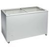 Congelador horizontal com porta de vidro deslizante