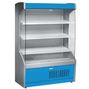 Mural expositor refrigerado 4 prateleiras 4 prateleiras Profundidade 700 de 1017 x700 x1998h mm  MPL100-A azul