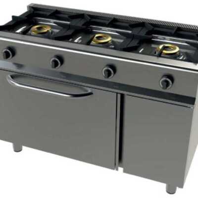 Fogão a gás com forno GN1/1 4