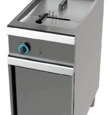 Fritadeira a gás 1 tanque limpo 17 litros com 16Kw Série 700  com dimensões 400x730x900h mm