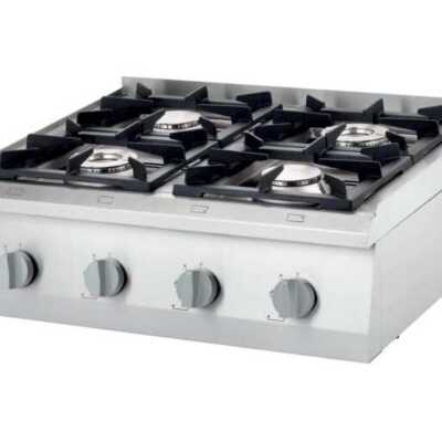 Fogão de mesa a gás 6 queimadores 1200x700x250h mm 3