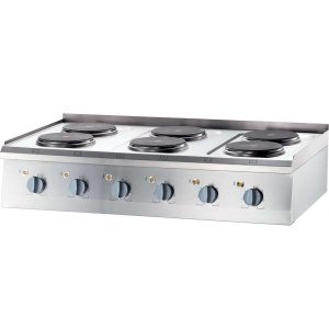 Fogão elétrico de mesa 6 zonas 1200x700x850h mm 6x2