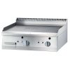 Fry Top a gás de mesa em aço rectificado placa lisa/areada 800x700x250h mm 13Kw
