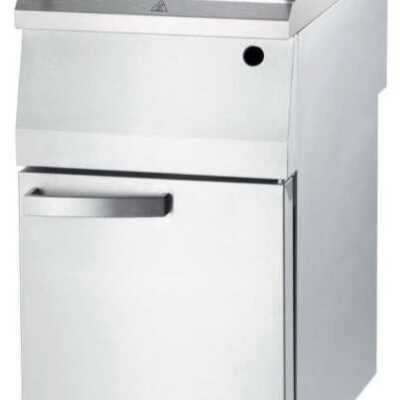 Grelhador a gás de pedra vulcânica 800x700x850h mm 13 Kw