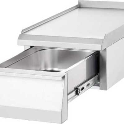 Móvel neutro com gaveta de tampo de mesa 400x700x250h mm