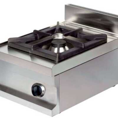 Fogão de mesa a gás 1 fogo 6kw 400x600x265h mm