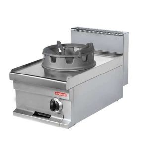 Fogão Wok A Gás De Mesa 1 Queimador 16 Kw 400X700X290H mm