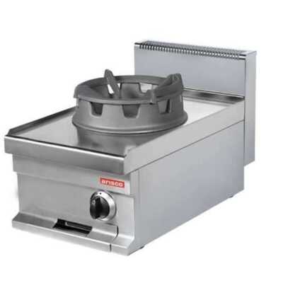 Fogão Wok A Gás De Mesa 1 Queimador 16 Kw 400X700X290H mm