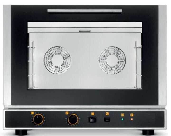 Forno de convecção elétrico SNACK com GRILL e HUMIFICAÇÃO 4 tabuleiros 60x40 cm - Hotelequip.pt Forno de convecção elétrico SNACK com GRILL e HUMIFICAÇÃO 4 tabuleiros 60x40 cm