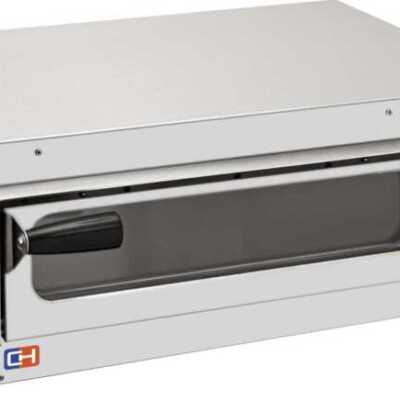Forno de pizza elétrico compacto 1 pizza de diâmetro 35 cm com porta de vidro