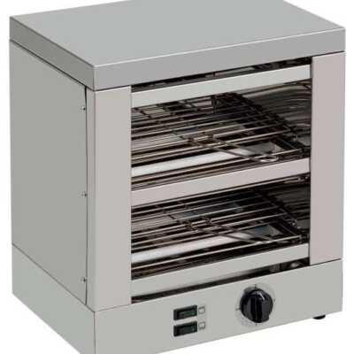 Torradeira Slim  de 2 andares com elementos de aquecimento de quartzo e temporizador 1800W