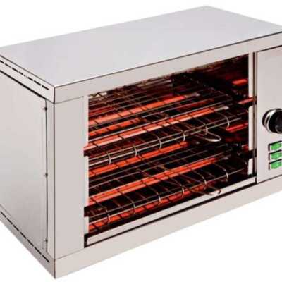Torradeira 2 níveis de resistências de quartzo com temporizador 3000W