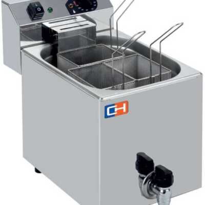 Cozedor pasta profissional para massas 7 litros com 3 cestos 270X460X370h mm