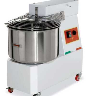Amassadeira espiral com taça de 32 litros e cabeça fixa com 2 velocidades  IM32 2V (400V)