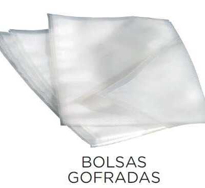 Saco de vácuo para embaladores a vácuo domésticos ou aspiração externa de 150x250 (Embalagem de 100 unidades)