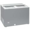 Arrefecedor de garrafas 300 litros Portas em aço inoxidável 1060 x670 x880h mm com rodas