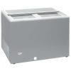 Arrefecedor de garrafas 400 litros Portas em aço inoxidável 1280 x670 x880h mm com rodas