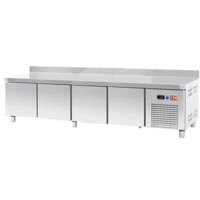 Mesa baixa GN/1 Refrigerada 4 portas Profundidade 700 de 2242 x700 x600h mm