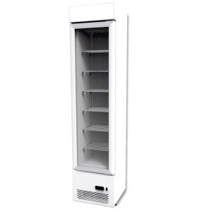 Frigorífico Estático Expositor Frigorífico Tipo Slim 110 Litros 400 x 480 x 1870h mm