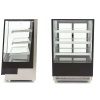 Armário expositor refrigerado ventilado Total de vidro reto com 3 prateleiras de vidro 1200X810X1454h mm
