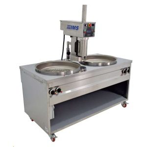 Fritadeira eléctrica para churros 1550X800X850h 2 fritadeiras de 600mm