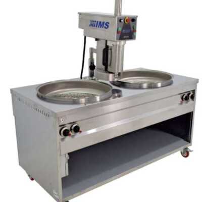 Fritadeira eléctrica para churros 1550X800X850h 2 fritadeiras de 600mm