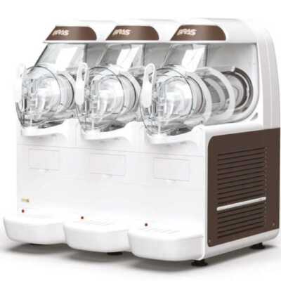 Máquina multifuncional para produção de granulado com três depósitos de 6+6+6 litros