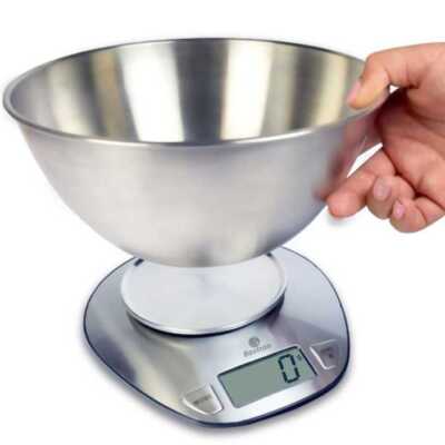 Balança De Cozinha 5Kg Com Prato Interior