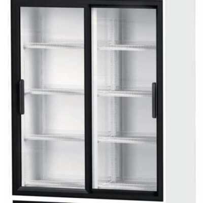 Armário expositor refrigerado 1000 litros 2 portas de vidro deslizantes 1250 x695 x2005h mm