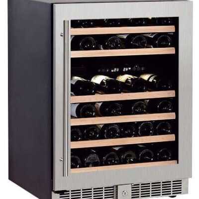 Adega de vinhos Armário para vinhos 2 temperaturas 50 garrafas 595x580x870h mm
