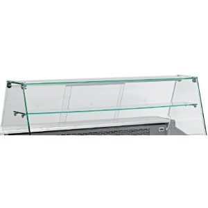 Armário Prateleiras de vidro VEC100-9-10. 2kg