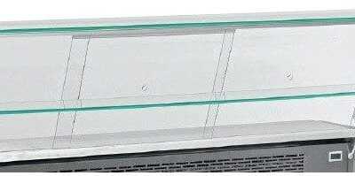 Armário Prateleiras de vidro VEC100-9-10. 2kg