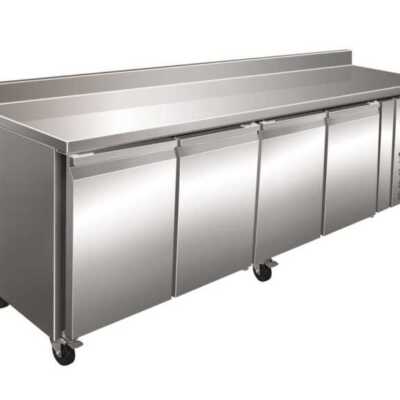 Mesa Frigorífica GN1/1 Aço Inoxidável 4 Portas 2230x700x960h