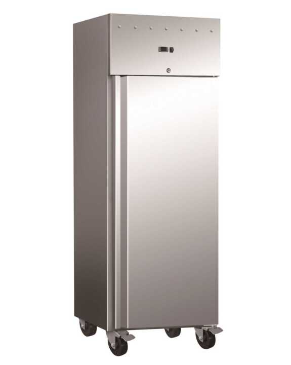 Armário refrigerado GN2/1 Aço inoxidável 1 porta 600 litros 680x810x1989h - Hotelequip.pt Armário refrigerado GN2/1 Aço inoxidável 1 porta 600 litros 680x810x1989h