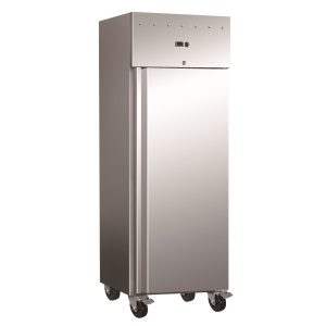 Armário para congelados GN2/1 Aço inoxidável 1 porta 600 litros 680x810x1989h