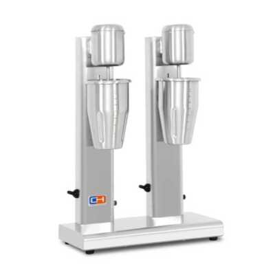 Misturador de gelados e bebidas Duplo 1 + 1 litro