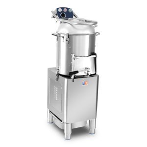 Descascador de batatas de 15 kg com produção de 165 kg/h